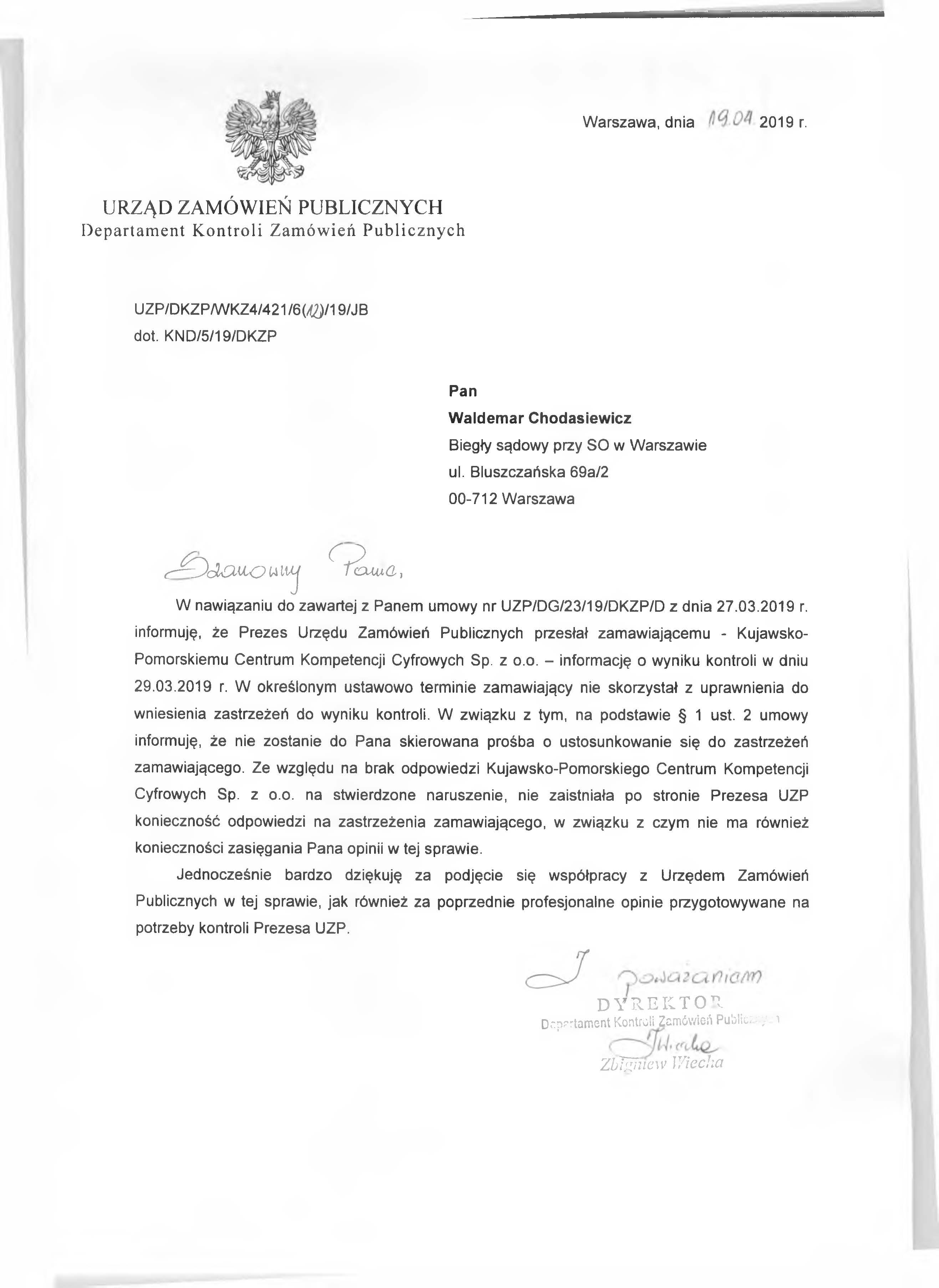 Urząd Zamówień Publicznych