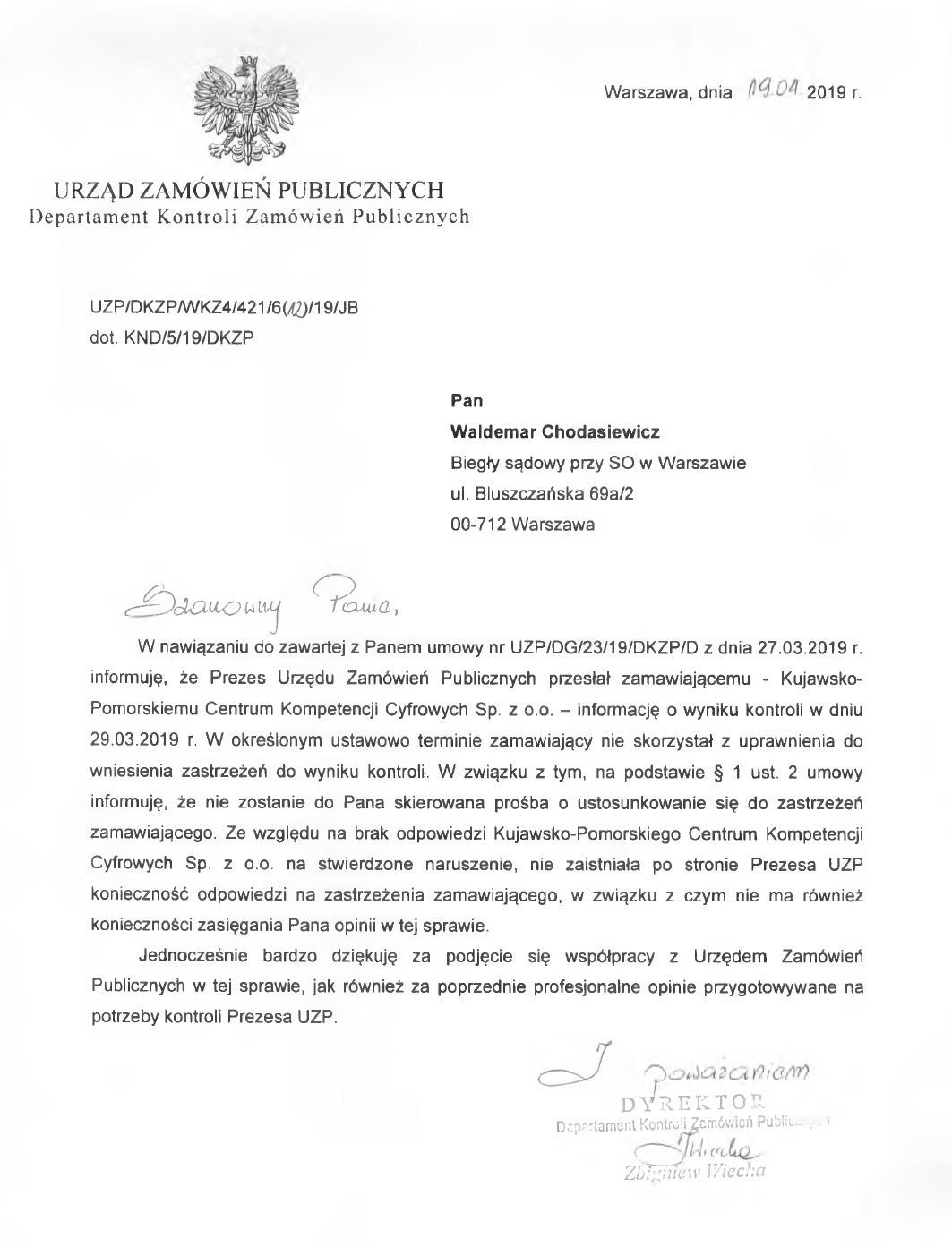 Urząd Zamówień Publicznych