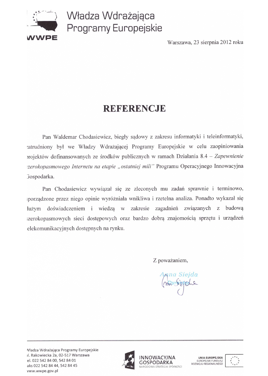 Władza Wdrażająca Programy Europejskie